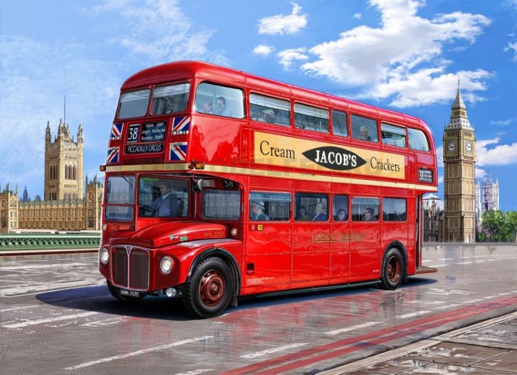 Картинка для печати №31 Автобус картинка вафельная