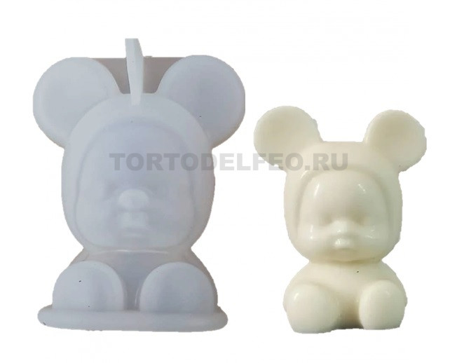 Силик молд 3D Малыш в шапке h6,5см