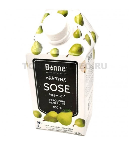 Пюре Грушевое Bonne 100% т/п 0,5л