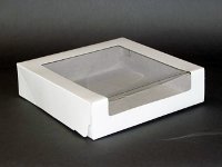Короб для тортов с окном 22*22*6см